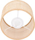 E27 E14 Rattan Lamp Shade Vintage Woven Basket Chandelier Hanging Table Floor Light Cover