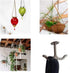 Zinc Alloy Double Prong Ceiling Hook, 6 pcs Under The Table Coat Hook for Closet, Bathroom, Kitchen, Garage