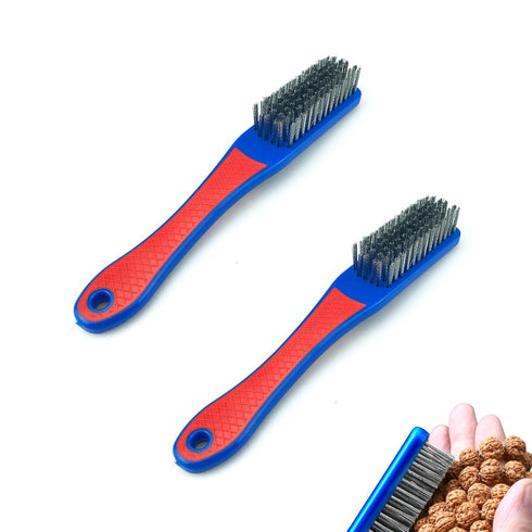 Malijnxin Wire Brushes for Cleaning,2 PCS Heavy Duty Stainless Steel Wire Scratch Brush