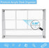 VITVITI Acrylic Desk Organizer, Upgraded Clear Pencil Organizer with Drawer, 7 Compartments for Office Supply