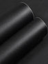 Yancorp Matte Black Wallpaper, Plain Vinyl Film for Countertop, Self-Adhesive Removable Shelf Liner, 16"x194"