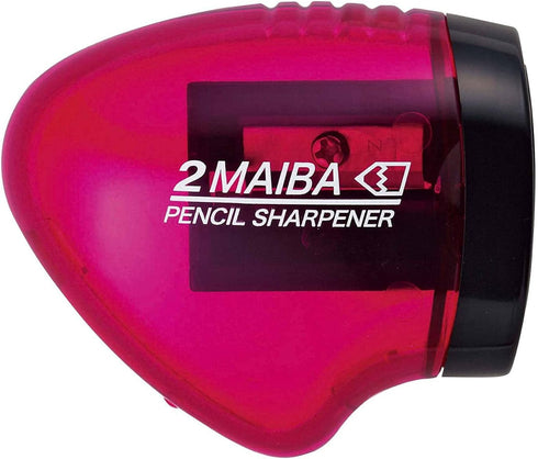 Kutsuwa STAD Dual Blade Pencil Sharpener, Transparent Pink (RS021PK) by Kutsuwa