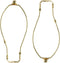 Mormchlots 2set Durable Lamp Shade Harp Holders and Matching Top Finial,Detachable Lighting Accessories