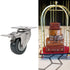1.5in 304 30kg/66.1lb Silent Casters Locking Stainless Steel Trolleys Loading