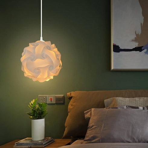 ANDRE Puzzle Lampshade Jigsaw Lampshade DIY Ceiling Light Lampshade,Heat Resistance,Water