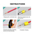 2120pcs Wire Ferrules Terminals Kit, Ferrule Crimping Assortment for DIY Electrical, Motorcycle, Vehicle, Boat