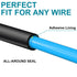2 Inch Heat Shrink Tubing - 5 Ft 3:1 Ratio Waterproof Adhesive Lined Dual Wall Shrinkable Wire Wrap Tube