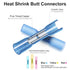 620Pcs Heat Shrink Wire Connectors - Insulated Electrical Terminals Kit, Waterproof Marine Automotive Assortment