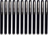 BaoKe Gel Ink Pens Rollerball Pens, 0.7mm Medium Line, Box of 12 Pack, PC1838 (black)