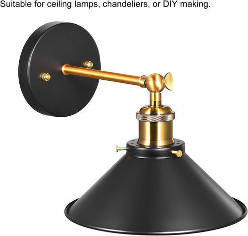 8 Inch M10 4 Set MECCANIXITY Lighting Downrod, Long Threaded Extension Rod Lighting Fixtures for Pendant Light Island