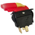 125/250V 4 Pins Electromagnetic Push Button Switch On Off Key Switches with 6.3 Male Tab for Power Tools 16(10) A