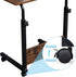 NAICKUC 23.6Inch Standing Desk - Side Table Adjustable Height, Portable Laptop Cart, C-Shaped Bed Couch end Tables