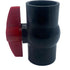 Poolzilla 2" PVC Ball Valve (2 Pack) - Leak-Proof Shut-Off Valve with Easy-Turn Handle for Schedule 40 PVC