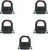 heyous 5PCS 5.8cm Black Nylon Time Clock/Time Recorder Ribbon Replacement Office Product Printers