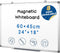 Magnetic Whiteboard 18 x 24 - Dry Erase Board for Meeting/Organizing/Displaying, Wall Mounted