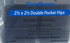 Guardhouse 2 x 2 Double-Pocket Unplasticized Coin Flips - Pack of 100 with Paper Inserts