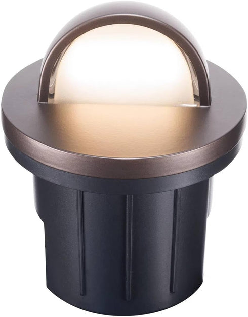 3000K 6W 420LM 12V IP67 Landscape Well Lights, LED Low Voltage Ground Lights, Waterproof Aluminum Oil-Rubbed Bronze