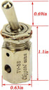 TV-3S Pneumatic Mechanical 3 Way Electric Knob Control Solenoid Air Valve Knob Toggle Value Switch