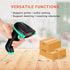 Tera 2-in-1 (2.4Ghz 2.0 328 1D Barcode Scanner Wireless Versatile Wireless+USB Wired) with Battery Level Indicator Feet