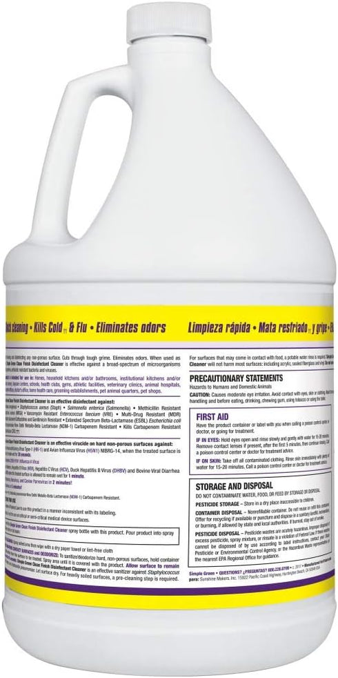 Simple Green CLEAN FINISH DISINFECTANT - GALLON