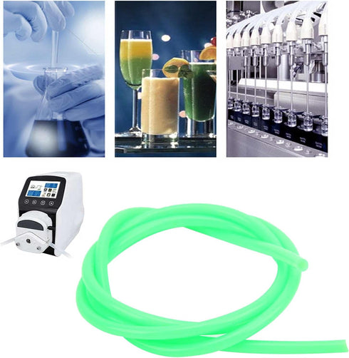 Silicone Peristaltic Pump Tube, External Extension Hose Pipe for Hydraulic Equipment (3mm*5mm)