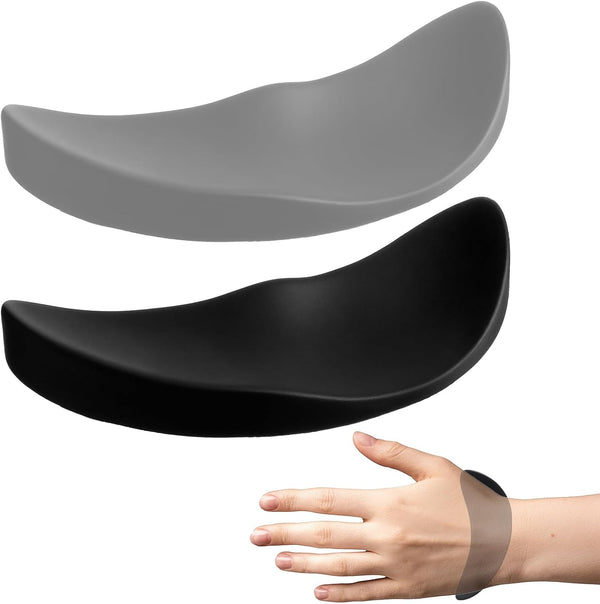YBEATY 2 Pcs Ergonomic Mouse Wrist Rest Support Palm Rest Pad Carpal Tunnel
