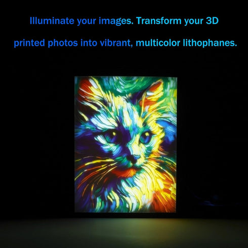 2PCS KC009 KC010 H2C/X1/P2S/A1 3D Lithophane LED Backlight Board Kit for Bambu Lab LED Light Board Backlights