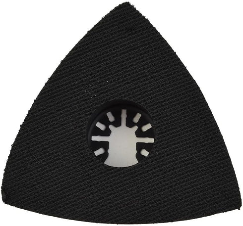 HanOaki 1PC System(93mm) Triangular Oscillating Tool Sanding Pad Compatible With Various Multi Tools With Quick Change