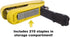 Praxxis Pro Office Supplies - Aria-Plus Half-Strip Mini Stapler - Durable, Compact, and Colorful Stapler for Office and Travel Use, Compatible with Standard 26/6 Staples, Yellow by PraxxisPro