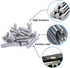 NGe M4X8mm Stainless Steel Flat Head Cross Screw, 100PCS Countersunk Head Screw