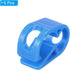 PATIKIL Plastic Tube Tubing Clamps, 5Pcs Adjustable Hose Clamp Clip for Laboratory Pinch Valve, Blue