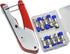 XINGYHENG 14Pcs Coaxial Cable Compression Crimping Tool Kit, RG59 RG6 Coax Crimper, Cable Stripper