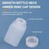 Plastic Container Lab Chemical Reagent Bottles 2oz for Liquid Solid Storage (Translucent, 10 PACK)