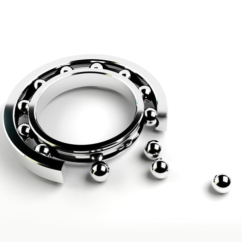 HARFINGTON 2pcs Precision Balls - 32mm Diameter G10 Chrome Steel Ball for Bearings, Silver