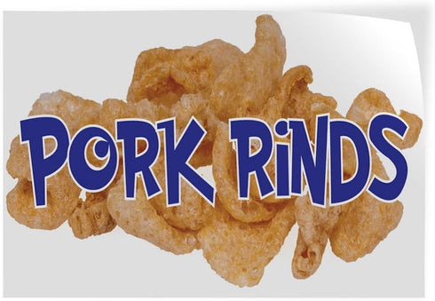 Fastasticdeals Decal Stickers Multiple Sizes Pork Rinds Outdoor Advertising Printing G Industrial Vinyl
