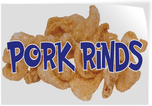 Fastasticdeals Decal Stickers Multiple Sizes Pork Rinds Outdoor Advertising Printing G Industrial Vinyl