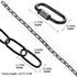 Skelang 15 70 Lbs Pendant Light Fixture Chain Feet, Lighting Chain with Link Locks, Heavy Duty Chandelier Chain