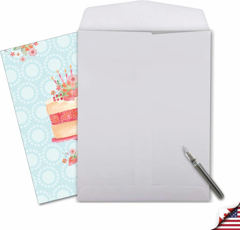 The Best Card Company - 1 Large Birthday Card with Envelope, Fun Celebration Card for Birthdays