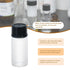 Clear Glass Vials, Small Liquid Sample Vial, Borosilicate Glass with Black Screw Caps, Pack of 20