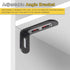 Generic 10PCS 2x1x0.5 Inch 90 Small L Brackets for Shelves, Adjustable Corner Bracket, Heavy Duty Metal Slotted L Shape