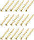 Small Nails (1.5x15mm) - 60pcs Brass Tiny Hardware Nails for Household Woodworking, Brass Tone