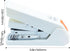 M&G Effortless Desktop Stapler, 50 Sheet Capacity, One Finger Stapling, Includes 1000 Staples, Portable for Office