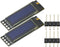 GODIYMODULES 2Pcs 0.91 Inch OLED Screen 128x32 IIC I2C Screen White LCD OLED