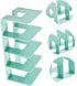 ARTIBETTER Decorative Multi-Function Book Organizer Bookend for Desk Office and Home Use Space-Saving Document and Book
