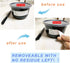 Hcode Self-Adhesive Removable Freezer Food Storage Labels, 300 Stickers, Easy Clean, 1x3 Fill in