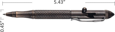 SMOOTHERPRO Solid Brass Bolt Action Pen, Heavy Duty for Gift Business Office EDC Pocket Color Natural