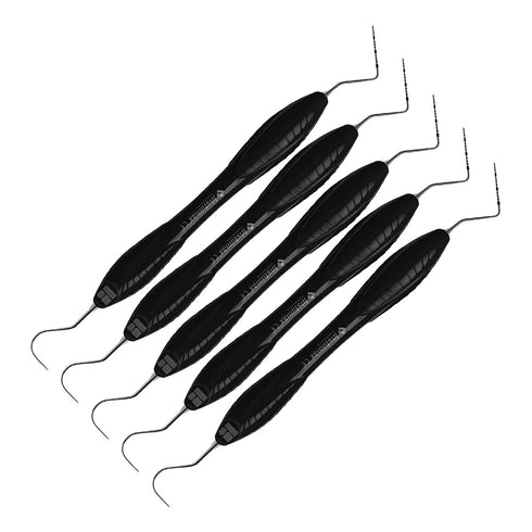 23/15 Probe UNC Black Silicone Handle Stainless Steel Dental Periodontal Measuring Probe Professional Diagnostic
