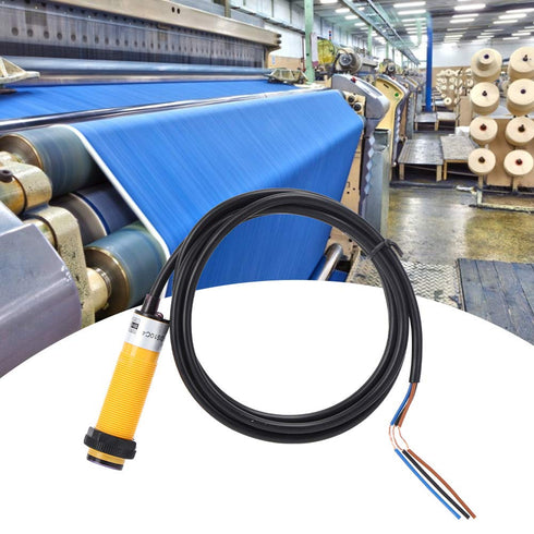Garosa E3F-DS10C4 Proximity Sensors 18mm 3 Wire Inductive NPN DC10-30V 10mm Detection Switch