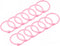 uxcell Loose-Leaf Binder Rings - 30mm/1.2 inch Metal Book Ring Key Holder, Pink, 12 Pack