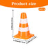 FRCTLNKG 30Pcs 1 Inch Sets Mini Traffic Cones, Plastic Small Orange Cones, Train Scene Cone Party Decorations